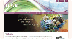 Desktop Screenshot of lcwr.org