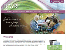 Tablet Screenshot of lcwr.org